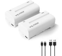 VILTROX Pack of 2 NP-F550 Replacement Batteries for Sony NP-F950 F960 F970 F770 F750 F570 F550 Compatible Godox VILTROX Neewer Camcorder/Camera/Monitor