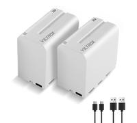 VILTROX Pack of 2 NP-F970 Replacement Lithium Batteries for Sony NP-F950 F960 F970 F770 F750 F570 F550 Compatible Godox VILTROX Neewer Camcorder/Monitor/Camera