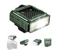 VILTROX Spark Z3 TTL Camera Flash Speedlite for Fujifilm, GN16 6500K Mini On-Camera Flash with 26Ws Output, 7 Power Levels, 650 Full-Power Flashes, 1s Recycle, 1800mAh Li-ion Battery, Softbox (Green)