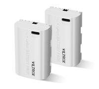 VILTROX T LP-E6 2 Pack Camera Battery Rechargeable Battery Pack 2400 mAh USB-C for Canon 5D Markll 5DS 5DSR 5D Markll 6DMarkll EOS6D 7DMarkll 7D EOS60D 60DA 70D 80D 90D EOS-R EOS R5 EOS R6