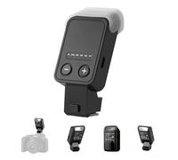 VILTROX Vintage Z2 Mini TTL On-Camera Flash for Sony, Hot Shoe Speedlite GN6, 5-Step Manual Power Control, 2 Second Recycle, 700 Full-Power Flashes 10Ws with Detachable Softbox（Black）