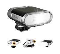 VILTROX Z1+ Camera Mini Flash Speedlite, GN12 6500K Hot Shoe Camera Flash Light with 7 Levels, S1/S2 Optical Control, Detachable Softbox Compatible with Canon Fuji Nikon Panasonic Olympus Cameras