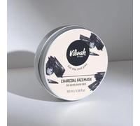 Vilvah Charcoal Face Mask 100ml - Activated Charcoal, Aloe Vera & Tea Tree Hydrosol for Acne, Dark Spots & Pore Minimising - Natural Skincare for Oily & Acne-Prone Skin