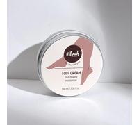 Vilvah Foot Care Cream 100ml - Moisturising Treatment for Cracked Heels, Dry & Calloused Feet - Enriched with Peppermint, Argan, Kalonji Oils & Shea, Mango, Avocado Butters - Unisex, All Skin Types