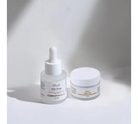 Vilvah Milk Face Kit - Milk Mud Mask & Milk Drops Brightening Serum Combo for Radiant Skin Routine