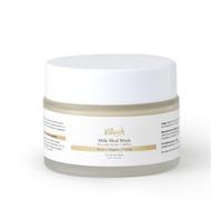 Vilvah Store Milk Mud Mask, De-Tan Pack, With Oat Milk, Saffron Extract and Kaolin Clay, Brightening and Tan Removal Cream, Sulphate Free, For All Skin Types, For Men & Women, 50ml