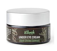 Vilvah Store Under Eye Cream | For Dark Circles, Eye Puffiness, Fine Lines & Wrinkles | Minimizes Darkened, Stressed Appearance, Wrinkles, Puffiness Around the Eye | With Natural Ingredients, 20ml