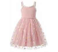 VilyR Toddler Girls Daisy Princess Cami Dress,Pink,2-3T