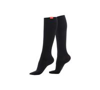 VIM&VIGR Men's 1 Pack Cotton Graduated Compression Socks | 20-30 mmHg in Black | Size: Medium/Large VIM&VIGR Black M/L