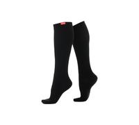 VIM&VIGR Men's 1 Pack Merino Wool Graduated Compression Socks | 15-20 mmHg in Black | Size: Large/XL VIM&VIGR Black L/XL