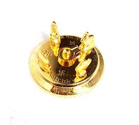 Vimal Nautical Metal Shiv Parivar with Shivling Shri Kartik Ganesh MATA Parvati and Nandi (Gold_3.5 Inch X 3.5 Inch)