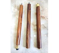 Vimal Nautical Size 34 Inch Wooden Walking Stick Brown Plane Stick 100 % Pure Metal Brass Rubber Tip
