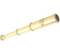 Vimal Nautical Vintage Decor Royal Navy Antique Look Full Brass Telescope with Lens Cover (Gold, 12 inch)