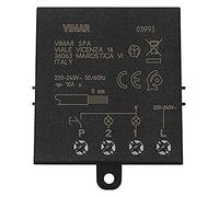 Vimar 03993 Magnetic Relay Module Quid for Sequential On/Off Impulse Lights, 1 Gang Button NO, 2 Sequential Output Relay NO 10A 220-240V~50/60Hz