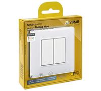 VIMAR 0K03906.04 Plana Philips Friends of Hue Wireless Radio Switch Kit No Batteries Required, White