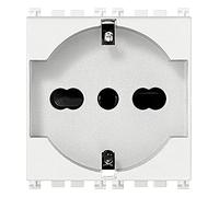 VIMAR 0r19210.b Universal 2P + T 16 A Socket, White