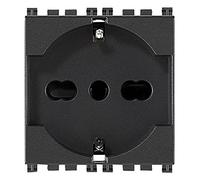 VIMAR 0r19210 Universal 2P + T 16 A Socket, Grey