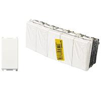 Vimar 0T14000 Plana Switch 1P 10 AX 250 V~, 5 Pieces, illuminable (Signal Unit not Supplied), Replaceable Button