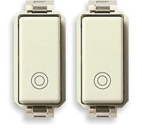 Vimar 10A Switch 1P Rocker Push Button ON-OFF IP40 (Pack of 2)
