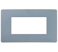 VIMAR 14654U.16 Plana UP Plate Naturally Integrable with Plana, 4 Modules, Technopolymer, Matt Aviation