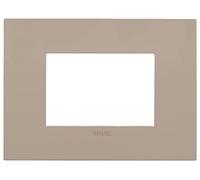 Vimar 19953.32 Arké fit Plate 3 modules, Metal, Dove Grey