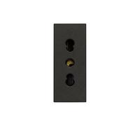 Vimar 30203.G Italian Standard Bpresa Line Type P17/11 SICURY, Black