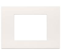 Vimar 30653.00 Linea Plate Series 3 Modules, Technopolymer, White