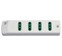 Vimar FP00404.B 2P+T 16 A 250 V~, with 4 outputs Bpresa SICURY Italian Standard Type P17/11, Supplied Without Cable