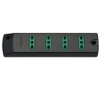 VIMAR FP00404 Mobile Multiple Socket 2P+T 16A 250V with 4 Outputs Bpresa SICURY Italian Standard Type P17/11, Supplied Without Cable