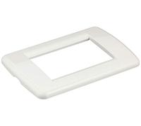 VIMAR IDEA Series Plaque - Rondo 3 Module Plastic White Glossy