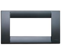 VIMAR IDEA Series - Plate Classica 4 Module Plastico Idea Graphite Grey