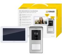 Vimar K42935 7" LCD Color Hands-Free Touch Screen Wall Video Door Phone Kit with RFID Audiovisual License Plate Power Supply 40103 Fixing Brackets