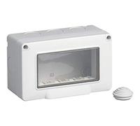 VIMAR Plana Base Enclosure - IP55 4 Modules Eikon, Series Flat