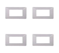ViMAR Plana Compatible Plane, Plastic Plates Set 4 Pieces 4 Places for Replacement of Existing Plates - Fits Perfectly to Original Holder