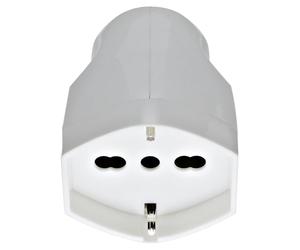 Vimar RI.00225B Mobile Socket Large SICURY 2P+T 16A 250V ~ Universal Standard Italian P40 Axial Cable Outlet White