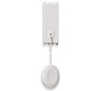 Vimar Series eikon - Push Button 1 Pole Open Contact 10a with White Strap