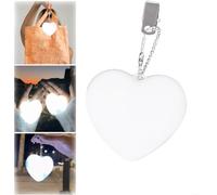 VIMAZ 1Pcs Purse Glow Heart Light,2.8" Purse Light Handbag Lights,Bag Lights for Handbag,Automatic Sensor Touch Activated Purse LED Lamp,Heart Shaped Hanging Night Lights for Women Ladies Girls Gift