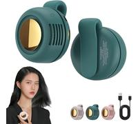 VIMAZ 2025 Upgraded Portable Mini Fan Clip On,Small Whirlwind Clip Waist Neck Fan,3-Speed Rechargeable Clip On Fan for Shirt,Portable Silent Mini Bladeless Fans,Cooling Neck Fans for Outdoor Indoor