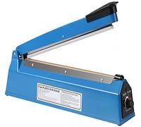 VIMI Impulse Heat Sealer Manual 12 Inch Sealer Machine for Plastic Bags PE PP Blue Copper Cloth