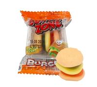 VIMIX All Frruit Flavoured Gummy Sweets Packs Collections - Novelty Sweet Treat (Half Box, Mini Gummy Burger 7g)