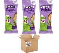 VIMIX Fruity Twist, Blue Raspberry, Strawberry Juicy Bites, Xtreme Sour Apple, Apple & Lemon Sour Bites Bags (03 x Chewits Fruity Twist 160g)