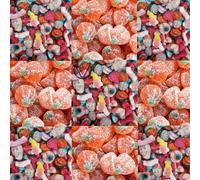 VIMIX Halloween Bumper Bag Jelly Pumpkins, Spooky Mix Bumper Bag 120g (Random Mixed, 06 Bags(720g))