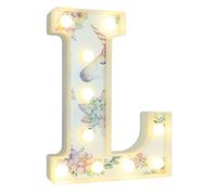 Vimlits Light Up Letters for Girls, Unicorn Gifts for Girls Bedroom LED Letter Lights Warm White Alphabet Sign Birthday Party Decorations Night Light Christmas Valentine Wall Table Decor - L