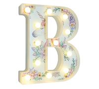 Vimlits Light Up Letters for Girls, Unicorn Gifts for Girls Bedroom LED Letter Lights Warm White Alphabet Sign Birthday Party Decorations Night Light Christmas Valentine Wall Table Decor - B