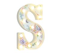 Vimlits Light Up Letters for Girls, Unicorn Gifts for Girls Bedroom LED Letter Lights Warm White Alphabet Sign Birthday Party Decorations Night Light Christmas Valentine Wall Table Decor - S