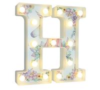 Vimlits Light Up Letters for Girls, Unicorn Gifts for Girls Bedroom LED Letter Lights Warm White Alphabet Sign Birthday Party Decorations Night Light Christmas Valentine Wall Table Decor - H