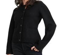 Vimlo Describeu Cardigan, Ultra Soft Button Cardigan Oprah, Ultra-Soft Slimming Button Cardigan Sweater Women With Pockets (Color : Black, Size : XL)