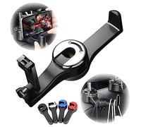 ViMOQi 2 in 1 Car Hooks for Bags,Car Bag Hook with Headrest Phone Holder,360°Rotatable Headrest Hooks,Heavy Duty Car Accessories Purse Hook,Seat Storage Organiser for Cloth Grocery,Handbag