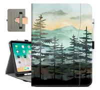 Vimorco Case for iPad (A16) 11th Generation 11 inch (2025),for iPad 10th Gen 10.9 inch (2022), Pencil Holder&Hand Strap&Pocket,Multiple Stand Protector Folio Cover,Auto Wake/Sleep,Yellow Green Forest