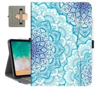 Vimorco Case for iPad (A16) 11th Generation 11 inch (2025),for iPad 10th Gen 10.9 inch (2022), Pencil Holder&Hand Strap&Card Pocket,Adjustable Protector Folio Cover,Auto Wake/Sleep,Green Mandala